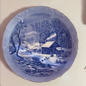 Currier & Ives “Old Homestead in Winter”